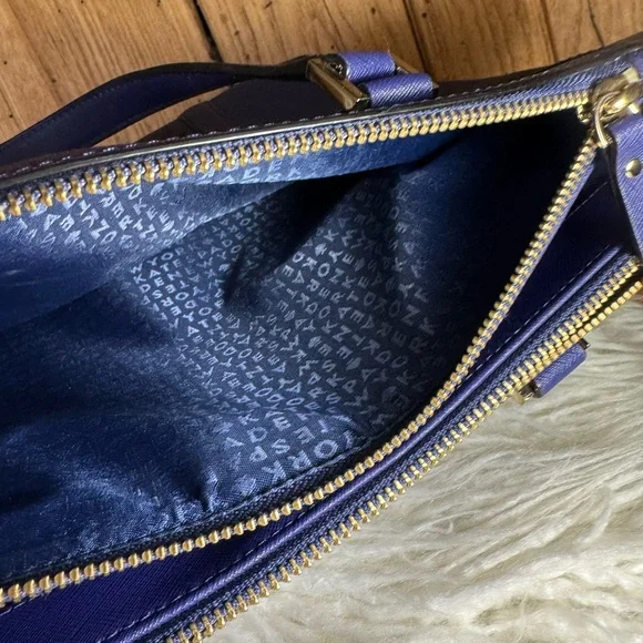 Kate Spade New York Royal Blue Saffiano Leather Tote Bag - Picture 15 of 15